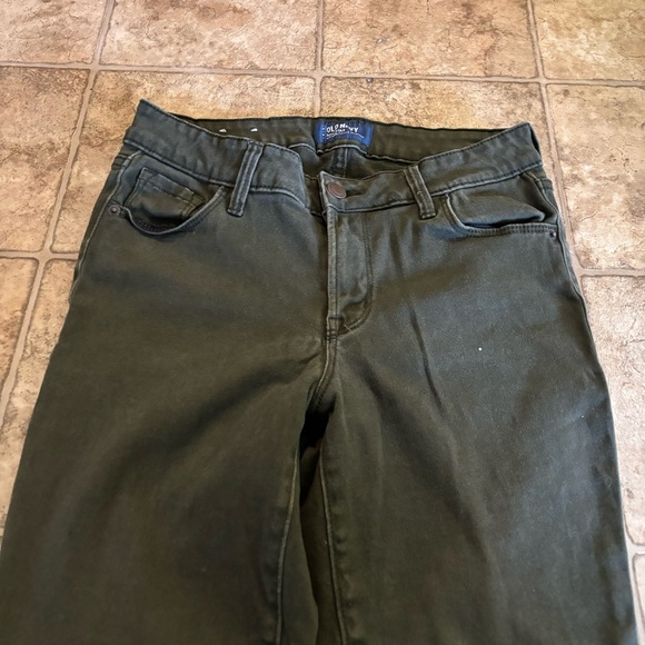 Old navy dark green rockstar mid rise jeans size 4 - Picture 2 of 4